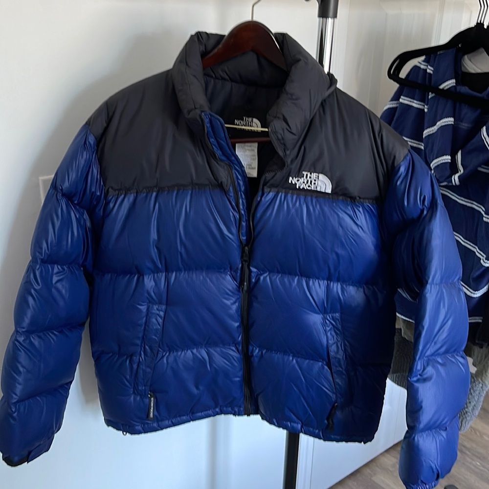 North face puffer Jacket. Blue & Black. Men’s XL